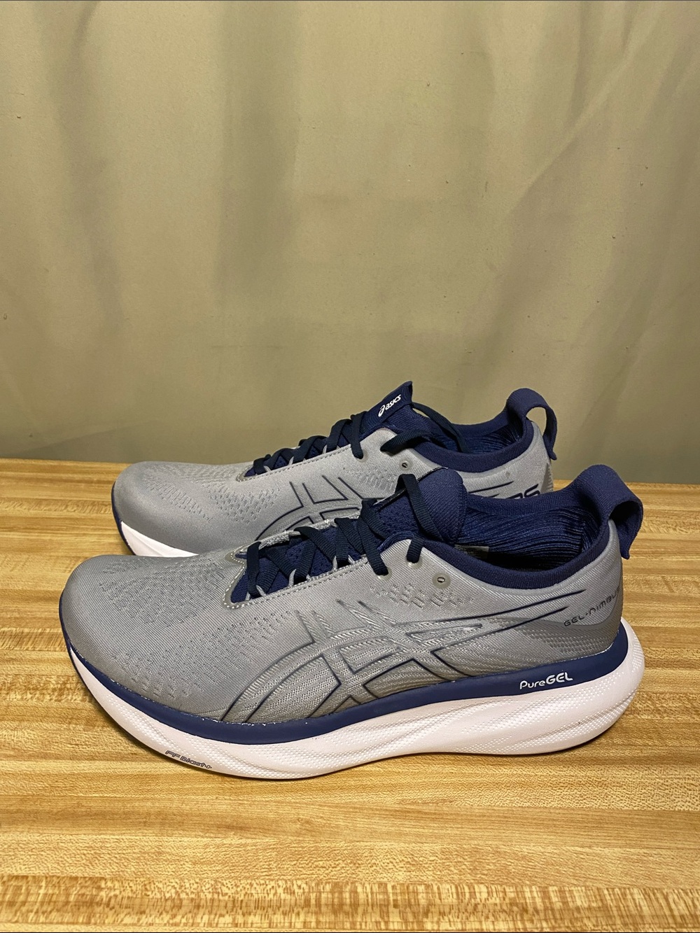 ASICS Gel-Nimbus 25 Comfortable Running shoes PureGel Grey size 9